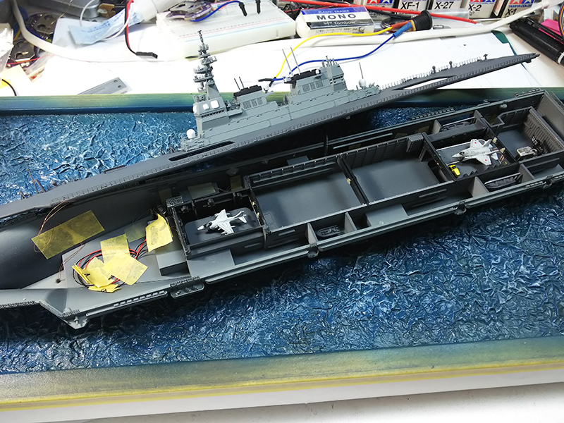 DDH-182護衛艦いせデッキエレベータ電動化工作