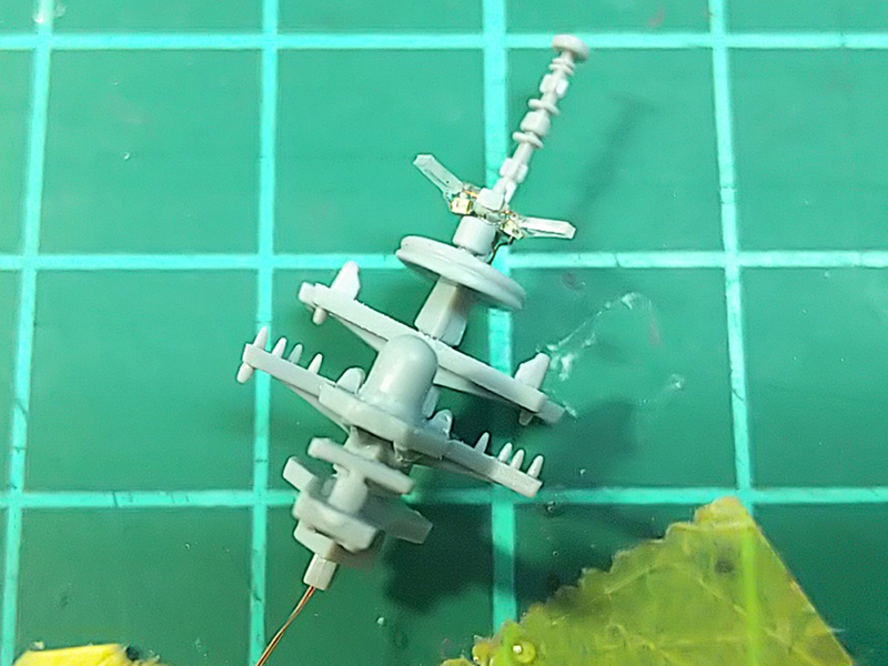 DDH-182護衛艦いせ艦橋電飾1005チップLED実装