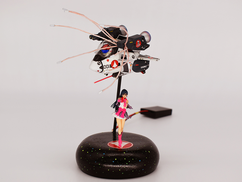 マクロス VF-1Jたまごひこーき 完成 電飾OFF