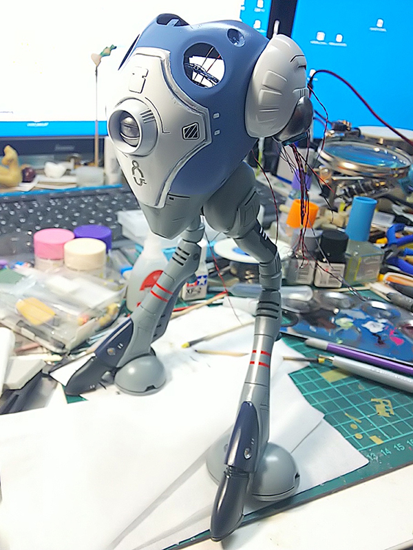 マクロスリガード電飾製作塗装後組立