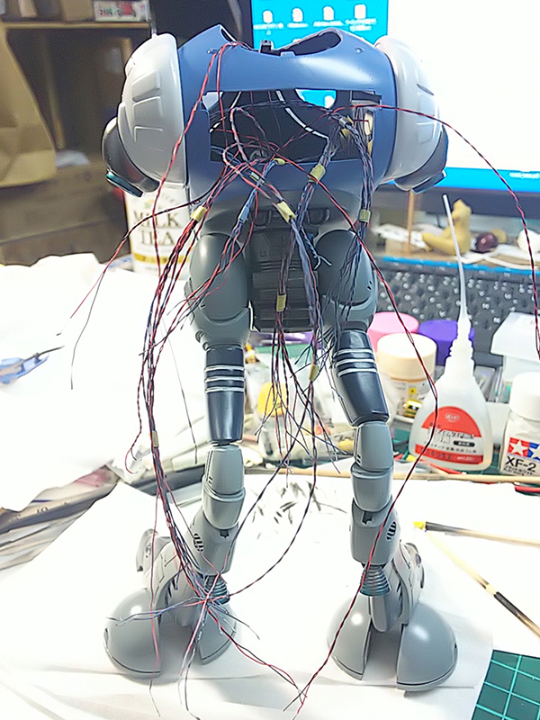 マクロスリガードLED電飾配線