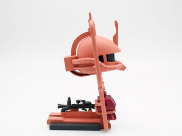 ガンプラくんシャアザク電飾LED完成３