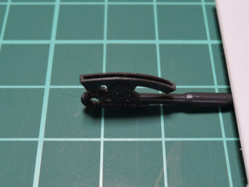 ガンプラくんザクヒートホーク電飾加工1005LED埋込モールド加工