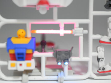 ガンプラくんガンダムビームサーベルのフィラメントLED化改造完成