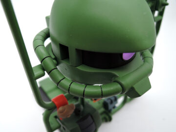 ガンプラくん量産ザク動力パイプ分離改修完成