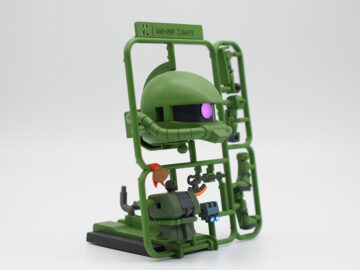 ガンプラくん量産ザクLED電飾製作完成２