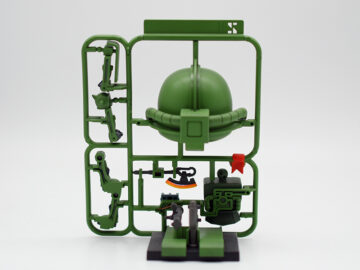 ガンプラくん量産ザクLED電飾製作完成５