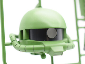 ガンプラくん量産ザクモノアイLED電飾パーツ透明化