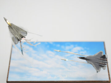 トップガンマーベリックドッグファイトジオラマ製作完成15