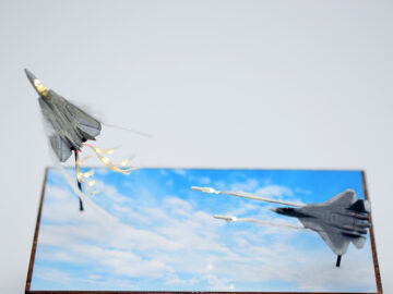 トップガンマーベリックドッグファイトジオラマ製作完成16