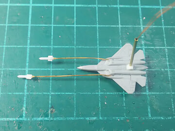 トップガンマーベリックジオラマ製作Su-57ミサイル発射